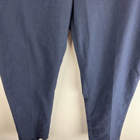 Maje Wool Pants Women 38 Dark Navy Blue Slacks Career Work Classic - Picture 4 of 15